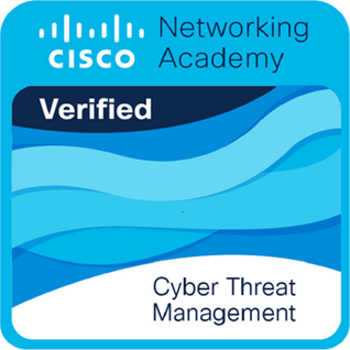 Cisco Networking Academy - Cyber Threat Management badge